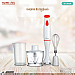 POWERPAC PPBL383 3 IN 1 HAND BLENDER SET (CHOPPER & BEAKER WHISK) 200W